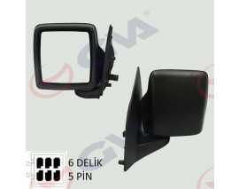 DIŞ DİKİZ AYNASI SOL COMBO C 01 ELEKTRİKLİ ISITMALI KONVEKS 5 FİŞ VM-965EHL