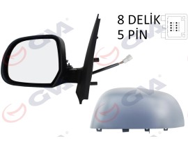 DIŞ DİKİZ AYNASI SOL DOKKER-LODGY 12 ELEKTRİKLİ ISITMALI ASTARLI KONVEKS 5 FİŞ VM-6803EHPL