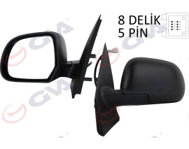 DIŞ DİKİZ AYNASI SOL DOKKER-LODGY 12 ELEKTRİKLİ ISITMALI KONVEKS 5 FİŞ VM-6803EHL