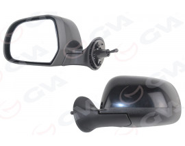 DIŞ DİKİZ AYNASI SOL DUSTER 11 MEKANİK ASTARLI SİYAH KONVEKS VM-6802PL