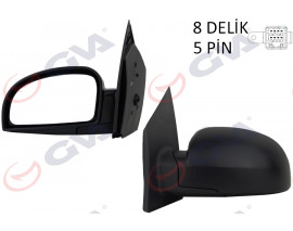 DIŞ DİKİZ AYNASI SOL GETZ 02 ELEKTRİKLİ ISITMALI KONVEKS 5 FİŞ VM-452EHL