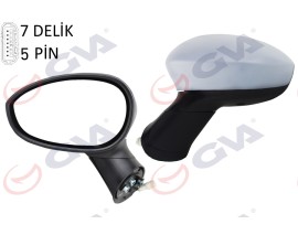 DIŞ DİKİZ AYNASI SOL GRANDE PUNTO 06 LINEA 07 ELEKTRİKLİ ISITMALI ASTARLI SENSÖRLÜ KONVEKS 5 FİŞ VM-6156EHPL