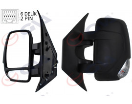 DIŞ DİKİZ AYNASI SOL MASTER-MOVANO 10 MEKANİK DOKUNMATİK SİNYALLİ KONVEKS VM-971L