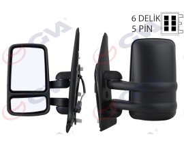 DIŞ DİKİZ AYNASI SOL MASTER-MOVANO 95 ELEKTRİKLİ ISITMALI KONVEKS