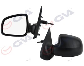 DIŞ DİKİZ AYNASI SOL SANDERO STEPWAY 12 MEKANİK SİYAH KAPAK KONVEKS VM-6804L