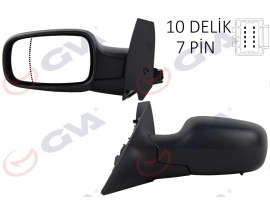 DIŞ DİKİZ AYNASI SOL SCENIC 03-08 ELEKTRİKLİ ISITMALI ASFERİK 5 FİŞ VM-139EHPAL
