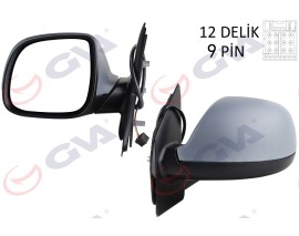 DIŞ DİKİZ AYNASI SOL TRANSPORTER T7 15 ELEKTRİKLİ ISITMALI KATLANIR RADIO ANTENLİ ASTARLI ASFERİK VM-6373EBPAL