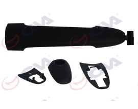 DIŞ KAPI KOLU KAPAKLI ÖN SOL ANAHTAR DELİKLİ SİYAH DESENLİ CRAFTER-SPRINTER 07-18