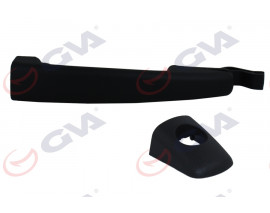 DIŞ KAPI KOLU KAPAKLI ÖN SOL SİYAH DESENLİ PARTNER-BERLINGO 08-16 -3008 207 06-12