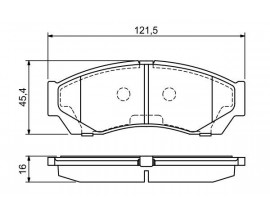 DİSK BALATA CİTY ROVER 1.4