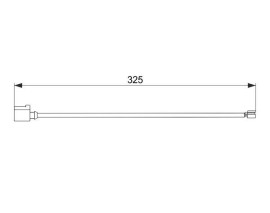 DİSK BALATA İKAZ KABLOSU. 325 MM