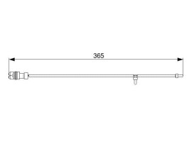 DİSK BALATA İKAZ KABLOSU. 365 MM