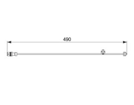 DİSK BALATA İKAZ KABLOSU. 490 MM