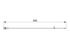 DİSK BALATA İKAZ KABLOSU. 545 MM