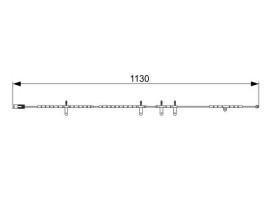 DİSK BALATA İKAZ KABLOSU. ARKA. 1130 MM