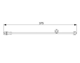 DİSK BALATA İKAZ KABLOSU. ÖN. 375 MM