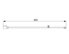DİSK BALATA İKAZ KABLOSU. ÖN. 405 MM