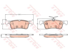 DİSK FREN BALATASI ARKA AKS FIESTA VII 2017-