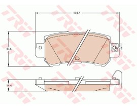 DİSK FREN BALATASI ARKA CX-5 2011