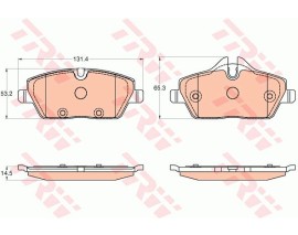 DİSK FREN BALATASI ÖN İ3 2013