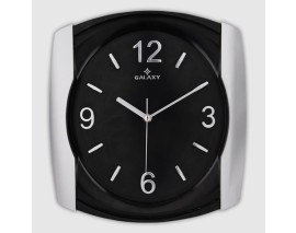 DUVAR SAATİ SİYAH ÇERÇEVE ÇAP:29CMX 3.15CM AKRİLİK BOYALI VE VARAK BASKILI 2 RENK ABS KASA MİNERAL CAM SESSİZ AKAR MAKİNE VARAK BASKILI KABARTMA RAKAM KASA BASKI ALANI: 110MM