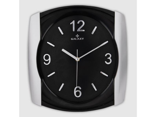 DUVAR SAATİ SİYAH ÇERÇEVE ÇAP:29CMX 3.15CM AKRİLİK BOYALI VE VARAK BASKILI 2 RENK ABS KASA MİNERAL CAM SESSİZ AKAR MAKİNE VARAK BASKILI KABARTMA RAKAM KASA BASKI ALANI: 110MM