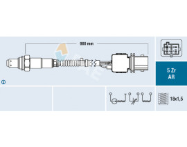 EGSOZ SENSORU HEGO SENSOR VOLVO C70 I S60 I S80 I V70 I XC70 XC 90