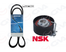 EKSANTRİK GERGİ KİTİ 095x234 CLIO II-III-KANGOO-LOGAN-SANDERO-MODUS 1.2-1.2 16V D4F-D7F K015577XS 1680600QAW