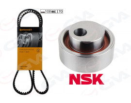 EKSANTRİK GERGİ KİTİ 108x170 P106-206-306-307-405-PARTNER-BERLINGO-XSARA-SAXO 1.4 TU3JP K015175XS