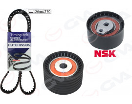 EKSANTRİK GERGİ KİTİ 126x270 LAGUNA 2.0 16V F4R760 02-03 MEGANE 4/04 K025550XS