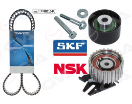 EKSANTRİK GERGİ KİTİ 190x240 BRAVO 96 DOBLO 01 MAREA 99-02 1.9JTD KTB458 KTB818 BEYAZ TEFLONLU