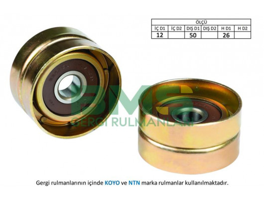 EKSANTRİK GERGİ RULMANI ÇELİK COROLLA 1.3 92