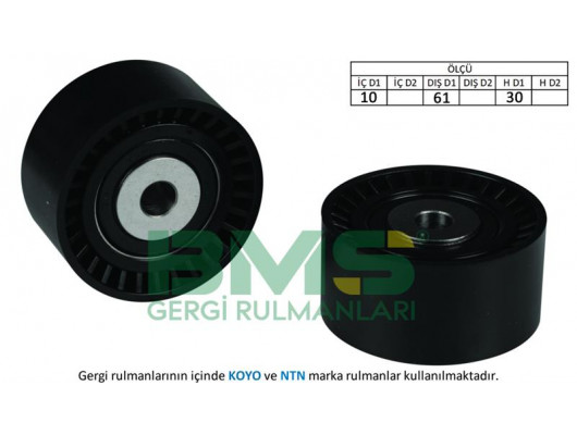 EKSANTRİK GERGİ RULMANI P207-208-301-308-408-508-PARTNER-BERLINGO-C3-C4-FIESTA-FOCUS-CMAX-MONDEO