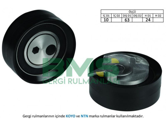 EKSANTRİK GERGİ RULMANI TRANSPORTER T4 - LT 2.5 TDI 1997-2004 ACV-ANJ-AVR