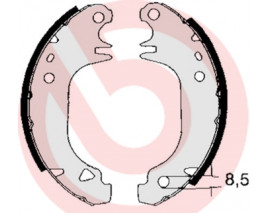 EL FREN BALATASI CITRO N AX ZA- 07/86-12/98-CITRO N SAXO S0. S1 02/96-04/04-PEUGEOT 106 I 1A. 1