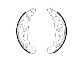 EL FREN PABUÇ BALATA LANDROVER FREELANDER 1.8 16V-2.0TD4 2.5 V6 01 10.06 254x45