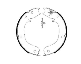 EL FREN PABUÇ BALATA PAJERO 2.5TD-3.0-3.2-3.5 00