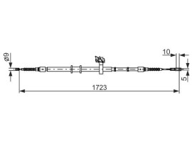 EL FREN TELİ AUDI 80 1.6 91-94 2.0 91-94 2.6-2.8 91-94 1.9T 1390mm/1075mm 3 - 3.3 - 3.5 TON