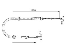 EL FREN TELİ KNG III 08 1970mm