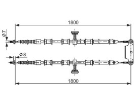 EL FREN TELİ SIGNUM 03 VECTRA C 03 1.9CDTI-2.0DTI