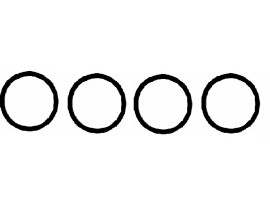 EMME MANİFOLD TAKIM CONTASI SİLİKON P207 1.4 TU3A 06 P106-P205-P206-P306-P307 TU3JP 1.4