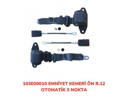 EMNİYET KEMERİ ÖN 3 NOKTA OTOMATİK R12