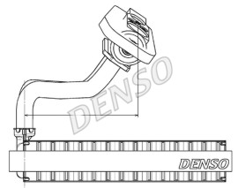 EVAPORATOR. AİR CONDİTİONİNG ABARTH GRANDE PUNTO 05-12
