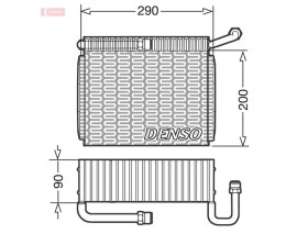 EVAPORATOR. AİR CONDİTİONİNG ALFA ROMEO 166 98-07