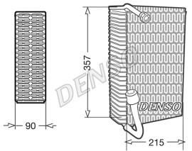 EVAPORATOR. AİR CONDİTİONİNG AUDI 100 4A. C4 90-94