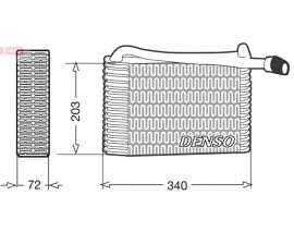 EVAPORATOR. AİR CONDİTİONİNG AUDI A4 8D. B5 94-01