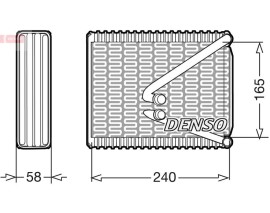EVAPORATOR. AİR CONDİTİONİNG FIAT PUNTO 99-12