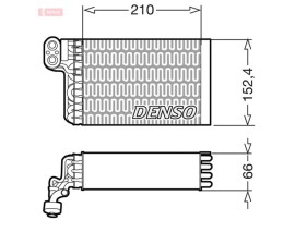 EVAPORATOR. AİR CONDİTİONİNG FIAT SEICENTO 98-10