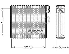 EVAPORATOR. AİR CONDİTİONİNG FIAT STILO 01-08