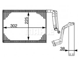 EVAPORATOR BMW F20 F22 F30 E87 F32 F34 F36
